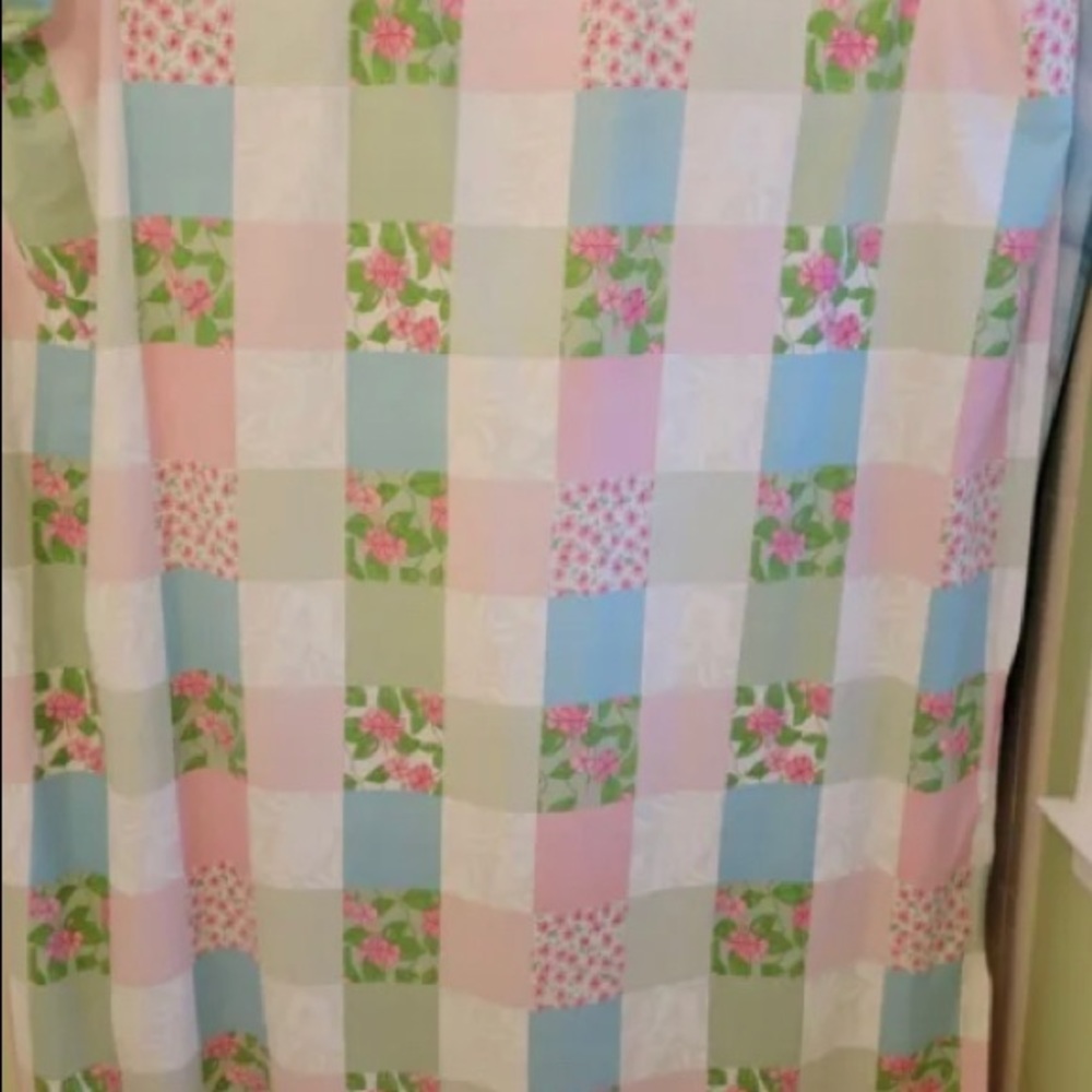 Lilly Pulitzer Shower Curtain in Perfectly Patched